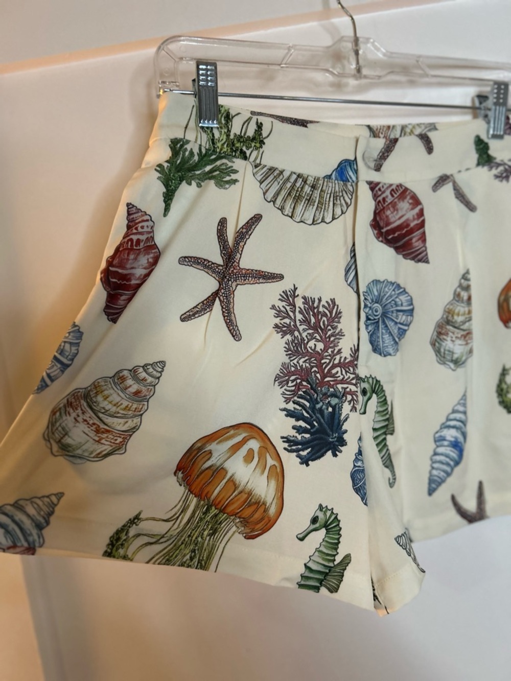 Commense Seashell & Starfish SET High Waist Shorts & Blouse - Picture 9 of 14